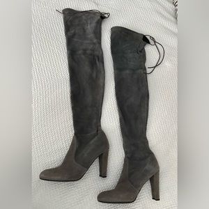 Stuart Weitzman over the knee suede boots